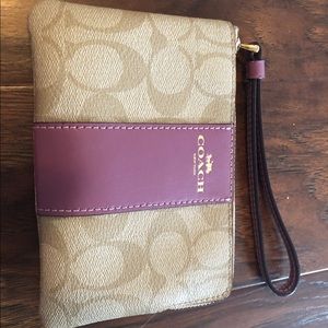 Coach wristlet